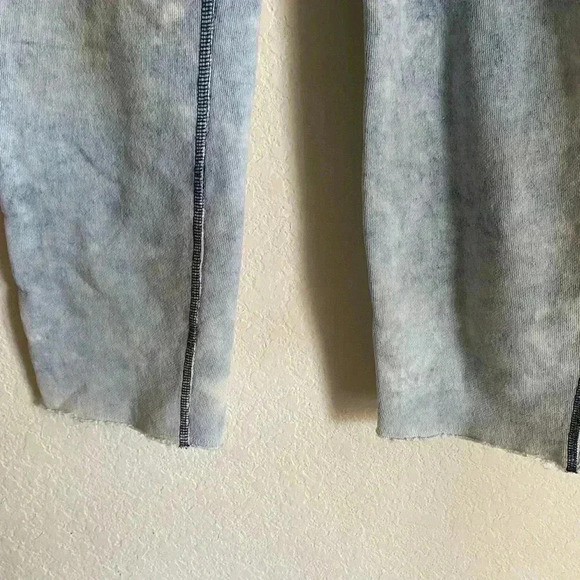 Rag & Bone Acid Wash Retro Sweatpants Pull On Cropped Exposed Seam Y2K Size XS - Picture 5 of 10